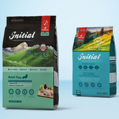 Thân thiện với môi trường VMPET Túi bao bì thức ăn cho thú cưng có thể hàn lại Đáy phẳng để điều trị cho chó