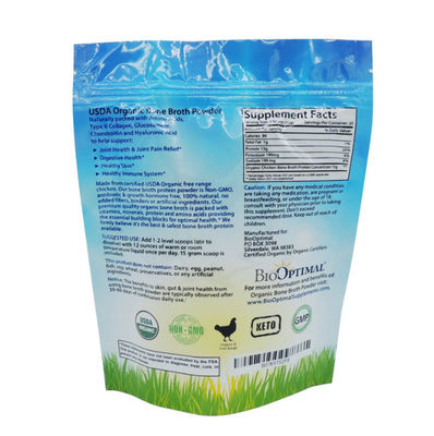 VMPET có thể phân hủy sinh học Đứng lên Túi bao bì thực phẩm Túi ống đồng In