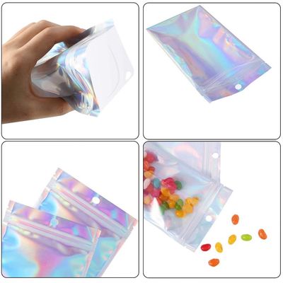 Bao bì thực phẩm Mylar ba chiều sáng bóng Túi  Túi nhôm lá kim loại