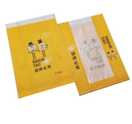 Bánh mì giấy nhiều lớp mờ Túi đóng gói bánh mì Có thể phân hủy sinh học Ống đồng tùy chỉnh được in
