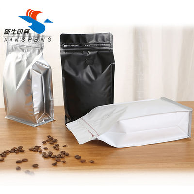Giấy nhôm đứng Giấy Kraft Bao bì Túi bao bì Đáy phẳng Có thể hàn lại