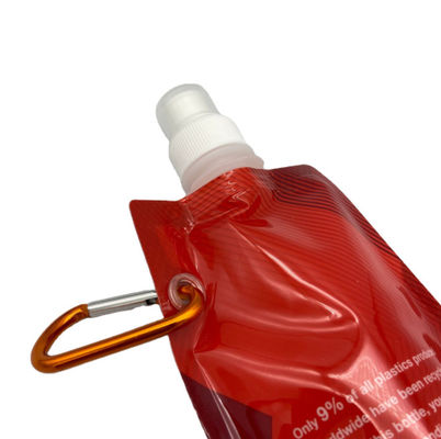 Thể thao ngoài trời Bao bì chất lỏng bằng nhựa có thể thu gọn 300ML In tùy chỉnh