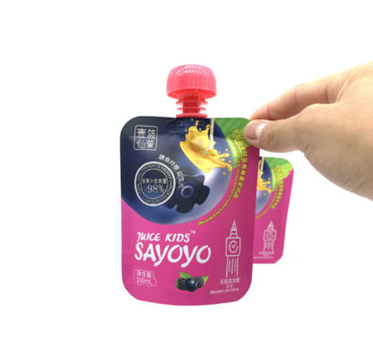 Tùy chỉnh In ấn đầy màu sắc Nước trái cây Bao bì Chất lỏng Túi đựng VMPET Kích thước 200ml