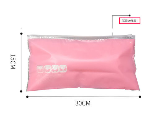 ISO9001 Zip Lock Túi quần áo Túi dây kéo hàng đầu có thể tái sử dụng cho quần áo