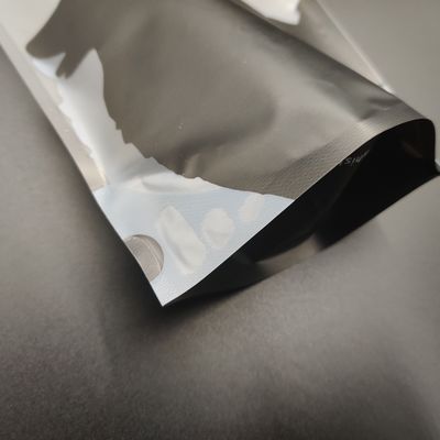 Đứng lên Túi bao bì thức ăn cho thú cưng Túi đựng ống đồng phẳng đáy được in bằng dây kéo