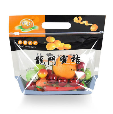 Tùy chỉnh BOPP PE Chống sương mù Túi đựng bao bì bằng nhựa có dây kéo ISO9001 cho trái cây