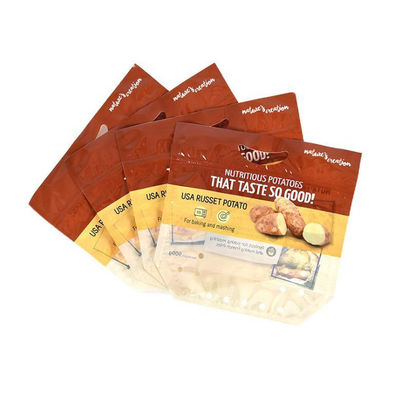 BOPA có lỗ thoáng khí có khóa Zip Lock Túi nhựa bao bì cho trái cây và rau quả