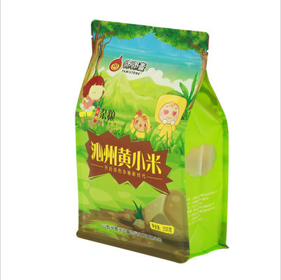 Đáy phẳng Đáy đứng Lên Túi giấy nhôm Ống đồng In mờ