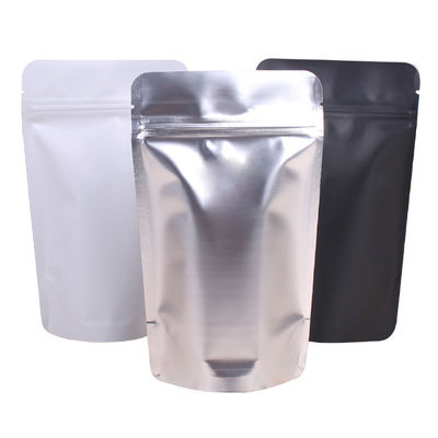 Khóa dây kéo Tự hỗ trợ Bao bì Túi đựng cà phê BOPP có van