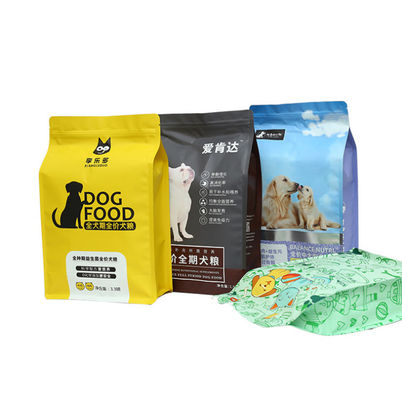 Niêm phong mạnh mẽ Gói thức ăn cho vật nuôi 100-220mic Thức ăn cho mèo dày trong bao bì có thể tái chế