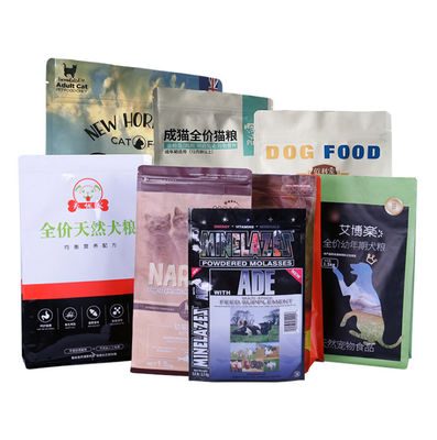 In ấn tùy chỉnh Bao bì thức ăn cho động vật ODM Túi đựng thức ăn cho thú cưng bằng nhựa