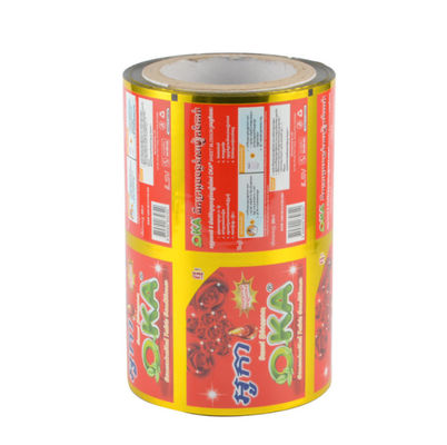Bao bì in nhiều lớp thực phẩm cuộn 100-300 miron với lá nhôm bên trong