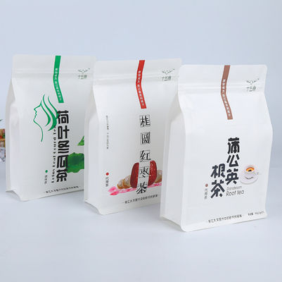Flexo In đứng lên Túi bao bì giấy Kraft đựng thực phẩm Lớp 10 ~ 220 Microns