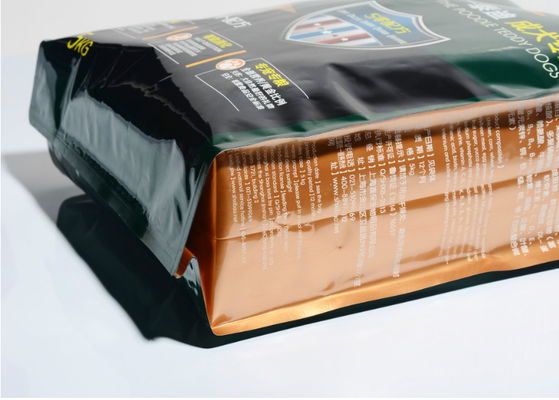 Túi đựng thức ăn cho thú cưng bằng nhựa Bao bì đựng thức ăn cho thú cưng 5kg 10kg Có khóa kéo trượt