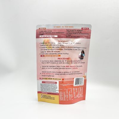 Con dấu nhiệt Túi nhôm lá nhôm có thể tái chế Dây kéo trên cùng Túi đứng lên