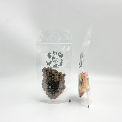 Phun mã In ấn Đồ ăn thức ăn cho vật nuôi nhỏ trong suốt Túi đựng bao bì