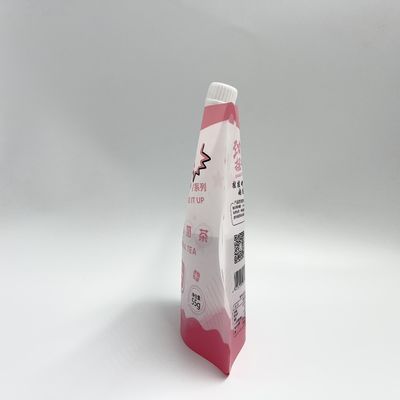 CMYK 4 lớp PE Túi đựng nước trái cây tùy chỉnh Túi chất lỏng bằng nhựa có vòi phun