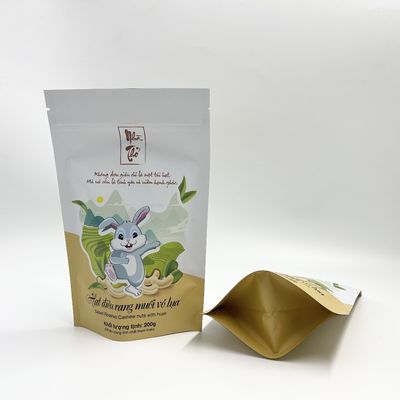 Túi bao bì thực phẩm bằng lá nhôm VMPET 300 micron In ống đồng
