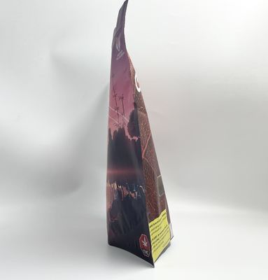 Đứng lên In ấn tùy chỉnh chồi CBD Túi bao bì Mylar