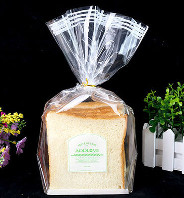Túi bánh mì BOPP in tùy chỉnh Túi bánh mì nướng bằng giấy bóng kính Túi bánh mì