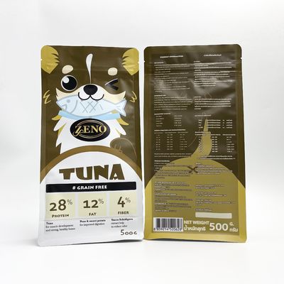 Giấy nhôm Linh hoạt Chó mèo Gia cầm Thức ăn Bao bì Thực phẩm Túi 3KG Cho Vật nuôi