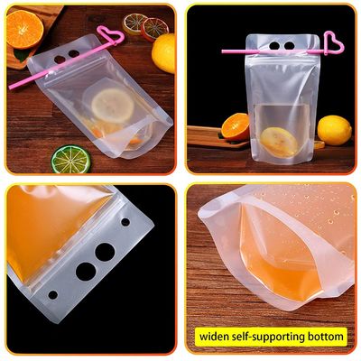 Túi đóng gói chất lỏng cho bữa tiệc nhà hàng 160z 32oz có tay cầm